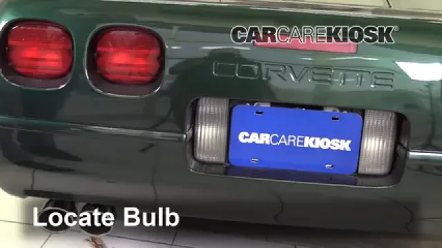 1995 Chevrolet Corvette 5.7L V8 Hatchback Luces Luz de reversa (reemplazar foco)